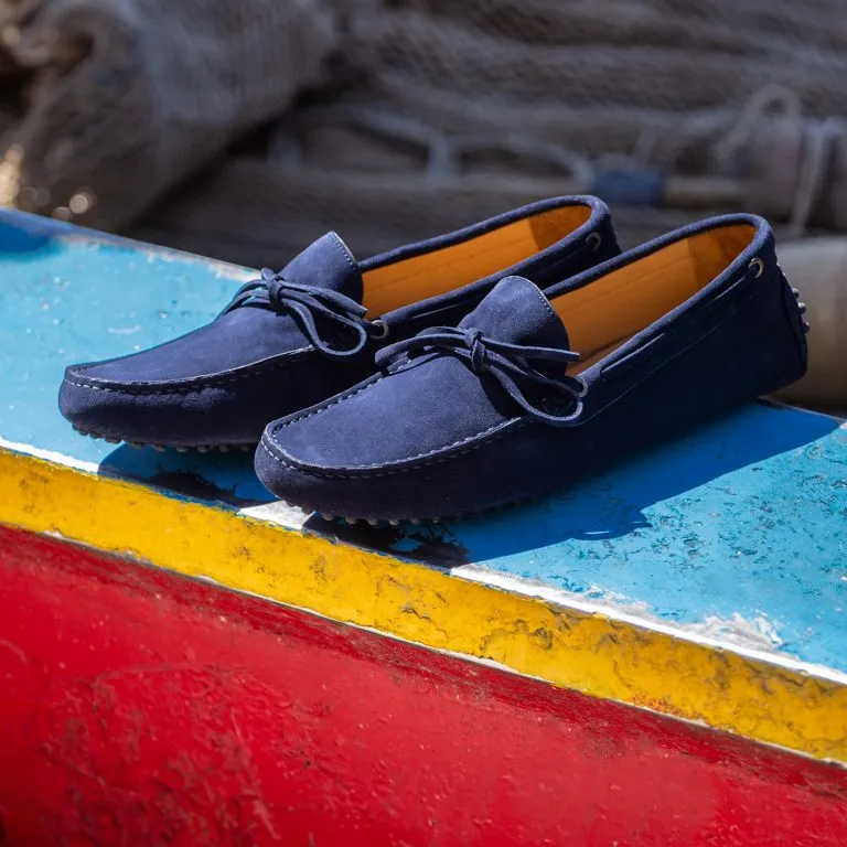 Mocassini uomo Caleri color blu