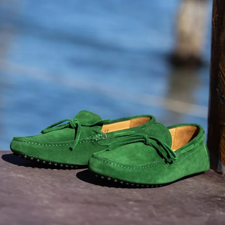 Caleri men’s loafers in green