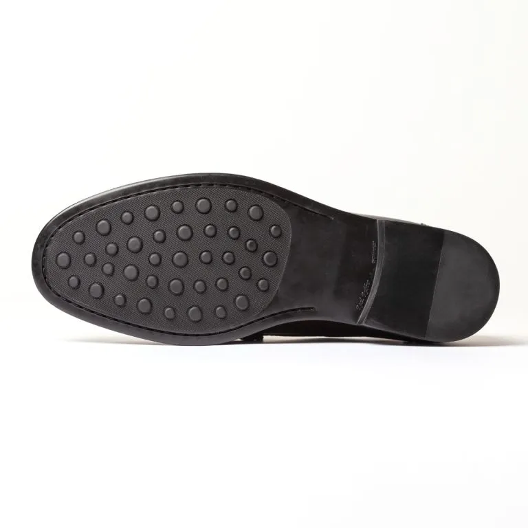 maestrale mocassino penny loafer da uomo caleri shoes fondente