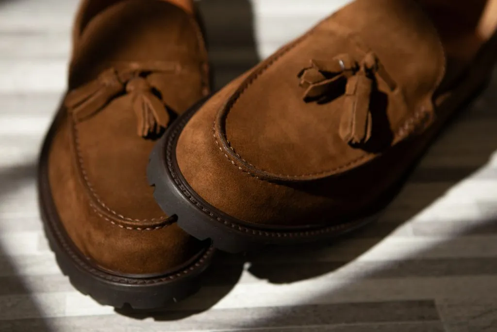 mocassini con nappine linea zefiro caleri shoes