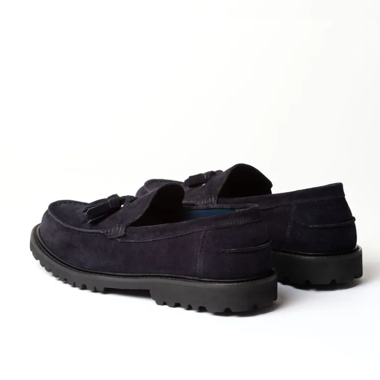 mocassini con nappine linea zefiro caleri shoes notte