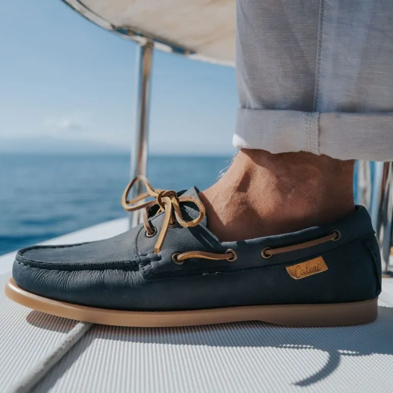 scarpe da barca primavera/estate 2025 caleri shoes aliseo blu navy