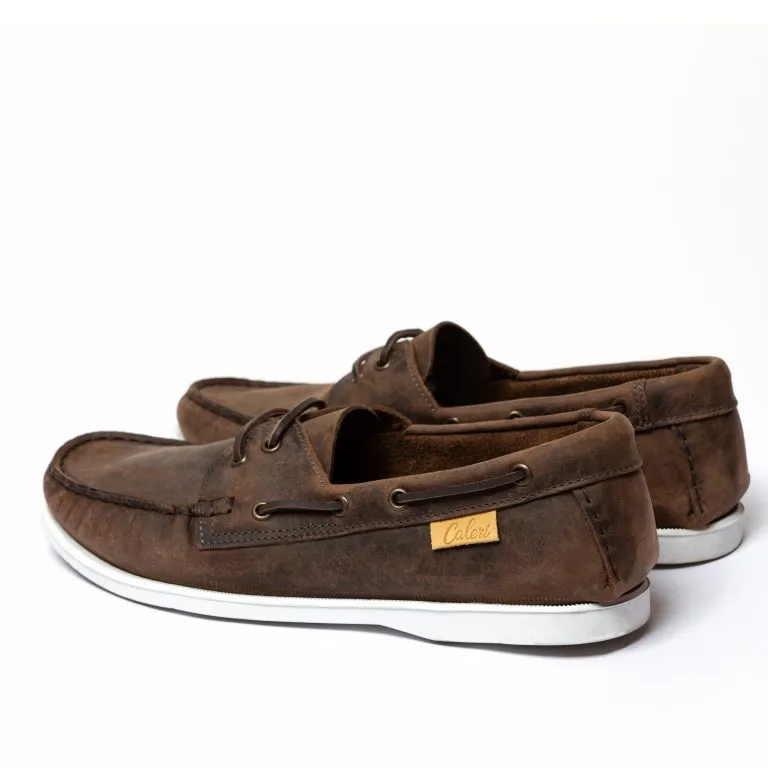 scarpe da barca primavera/estate 2025 caleri shoes aliseo noce